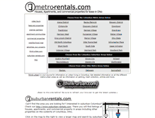 Tablet Screenshot of metro-rentals.com